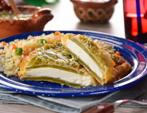 NOPALES FILLED WITH PANELA CHEESE